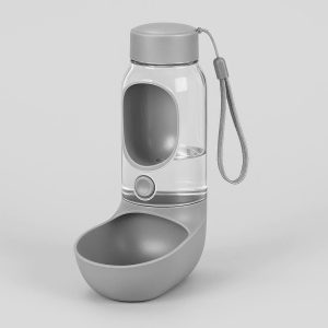 Leak Proof Travel Water Bottle with Bowl for Small Dogs and Cats