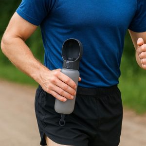 Hands Free Dog Water Bottle with Belt Clip for Running and Jogging