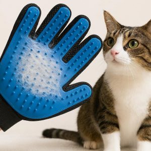 Pet Hair Remover Glove Gentle Deshedding Brush for Dogs and Cats Bathing